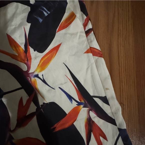 Kookai Paradise Culottes Designer Silk Cropped Wide Leg Dress Pants Bohemian - Picture 6 of 15